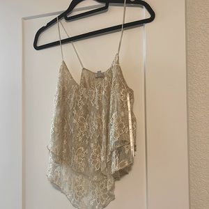 Ecote gold lace tank from urban outfitters